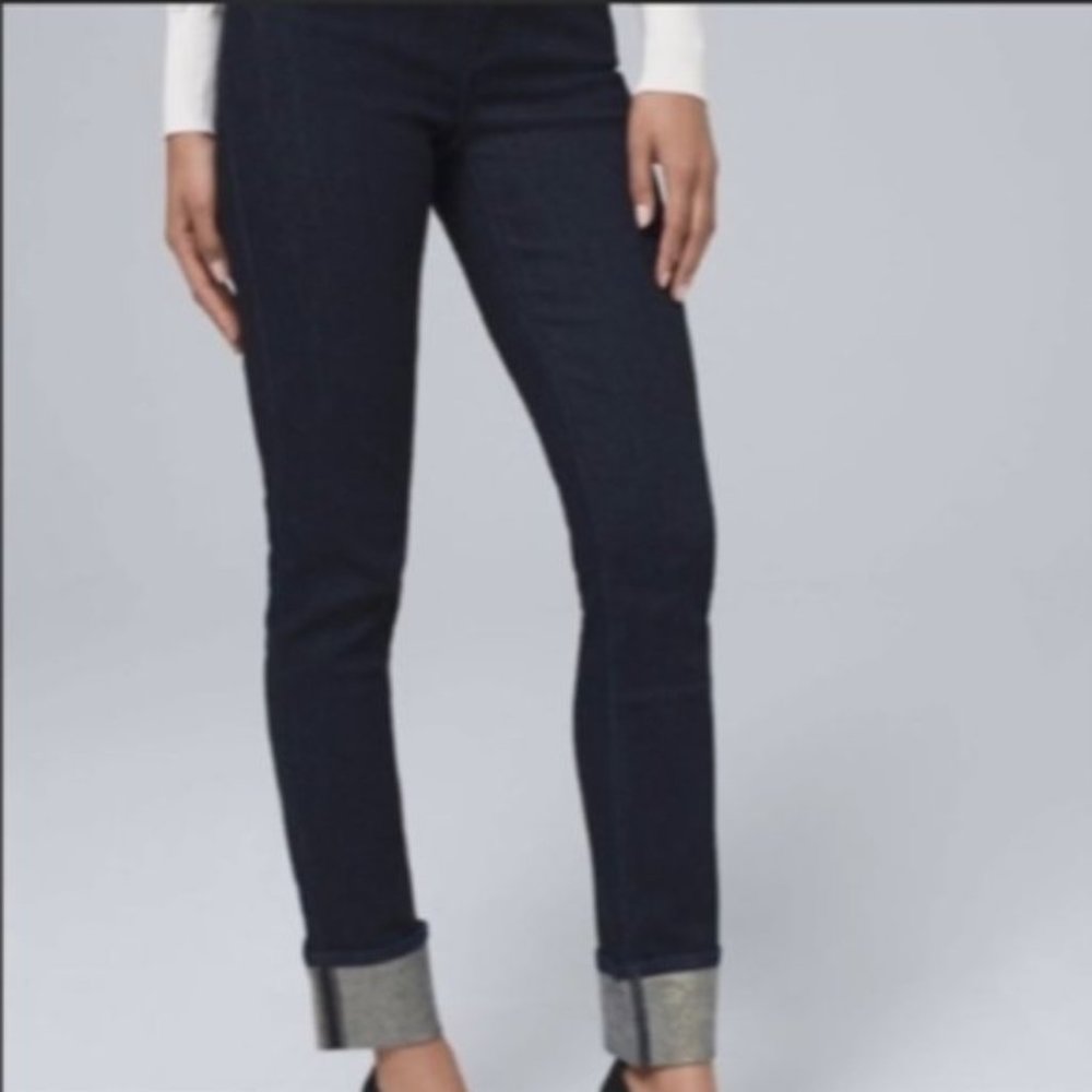 WHBM Jeans The Slim Ankle Cuffed